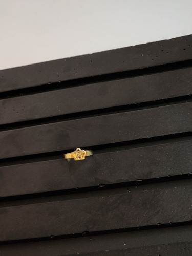 بند انگشتی استیل طلایی