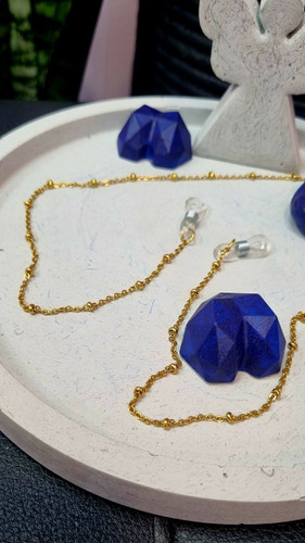 بند عینک زنجیر استیل طلایی خلخال