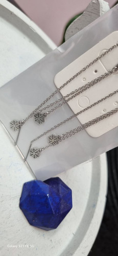 گوشواره بخیه استیل نقره ای