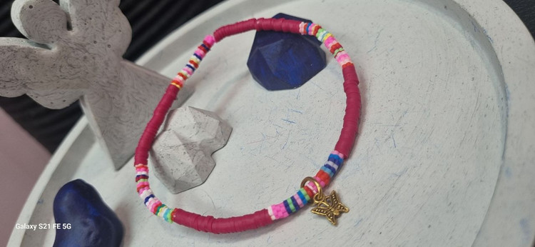 پابند رنگی فیمو با رنگ های تابستانی