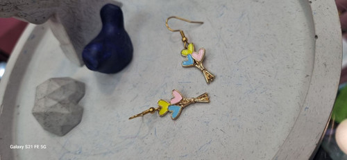 گوشواره استیل بادکنک قلب فانتزی