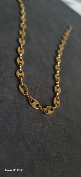 پابند طلایی استیل رنگ ثابت