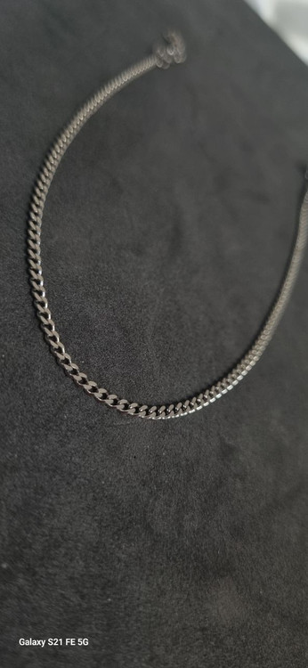 پابند کارتیر نقره ای استیل رنگ ثابت