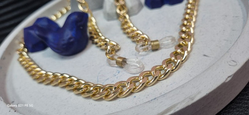 بند عینک زنجیر کارتیر طلایی