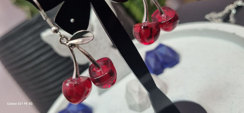 گوشواره گیلاس استیل