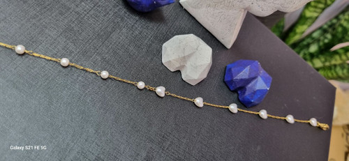 پابند استیل مرواریدی