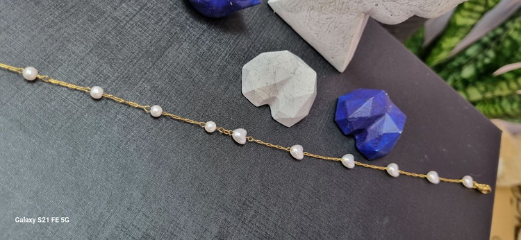 پابند استیل مرواریدی