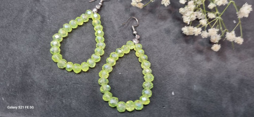 گوشواره استیل کریستال