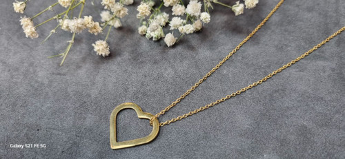 گردنبند استیل طلایی