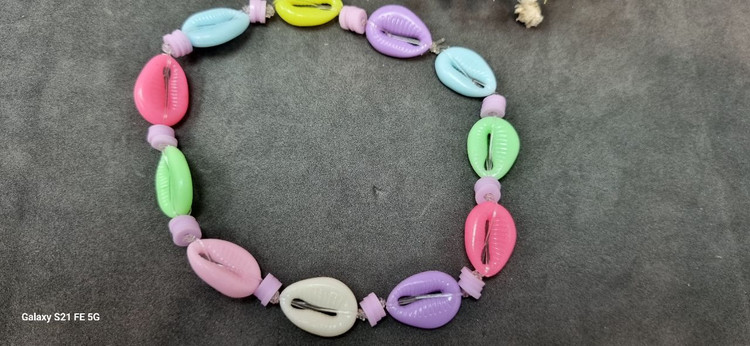 پابند صدف رنگی کشی و فیمو