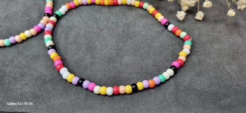 پابند منجوق پفکی رنگی رنگ های تابستانی