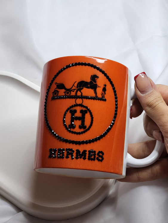 ماگ هرمس کاستوم شده نگین دار