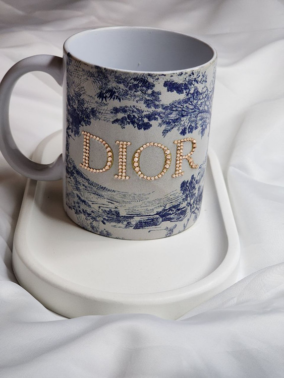 ماگ Dior کاستوم شده نگین دار