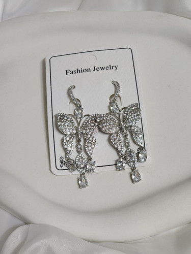 گوشواره استیل جواهری وارداتی