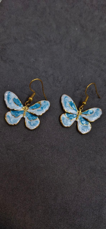 گوشواره استیل مینیمال وارداتی آبرنگی