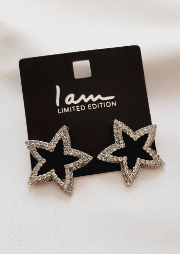 گوشواره نگین دار ستاره