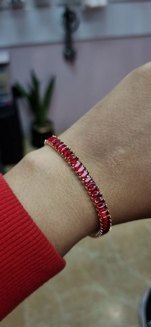 دستبند تنیسی نگین دار