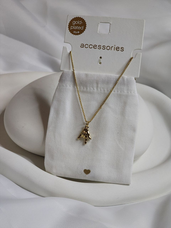 گردنبند استیل طلایی