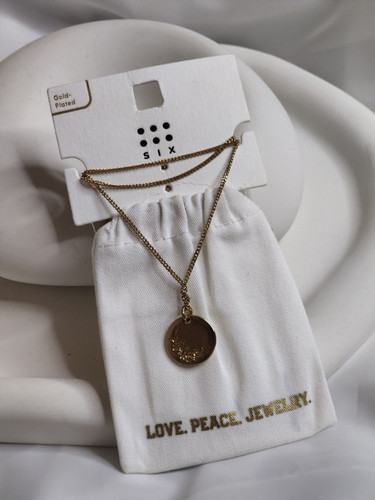 گردنبند استیل طلایی