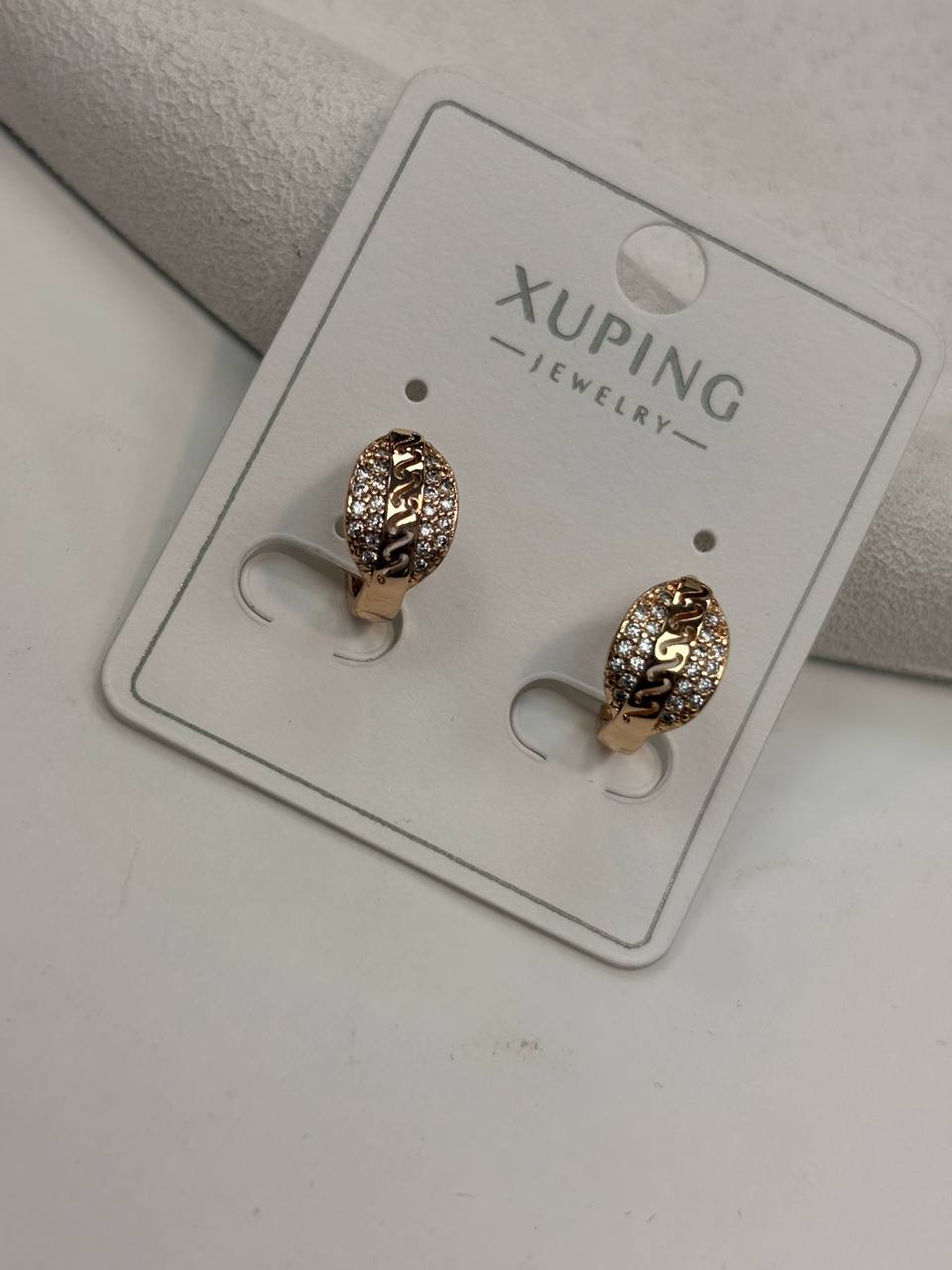 گوشواره ژوپینگ حلقه ای برگ